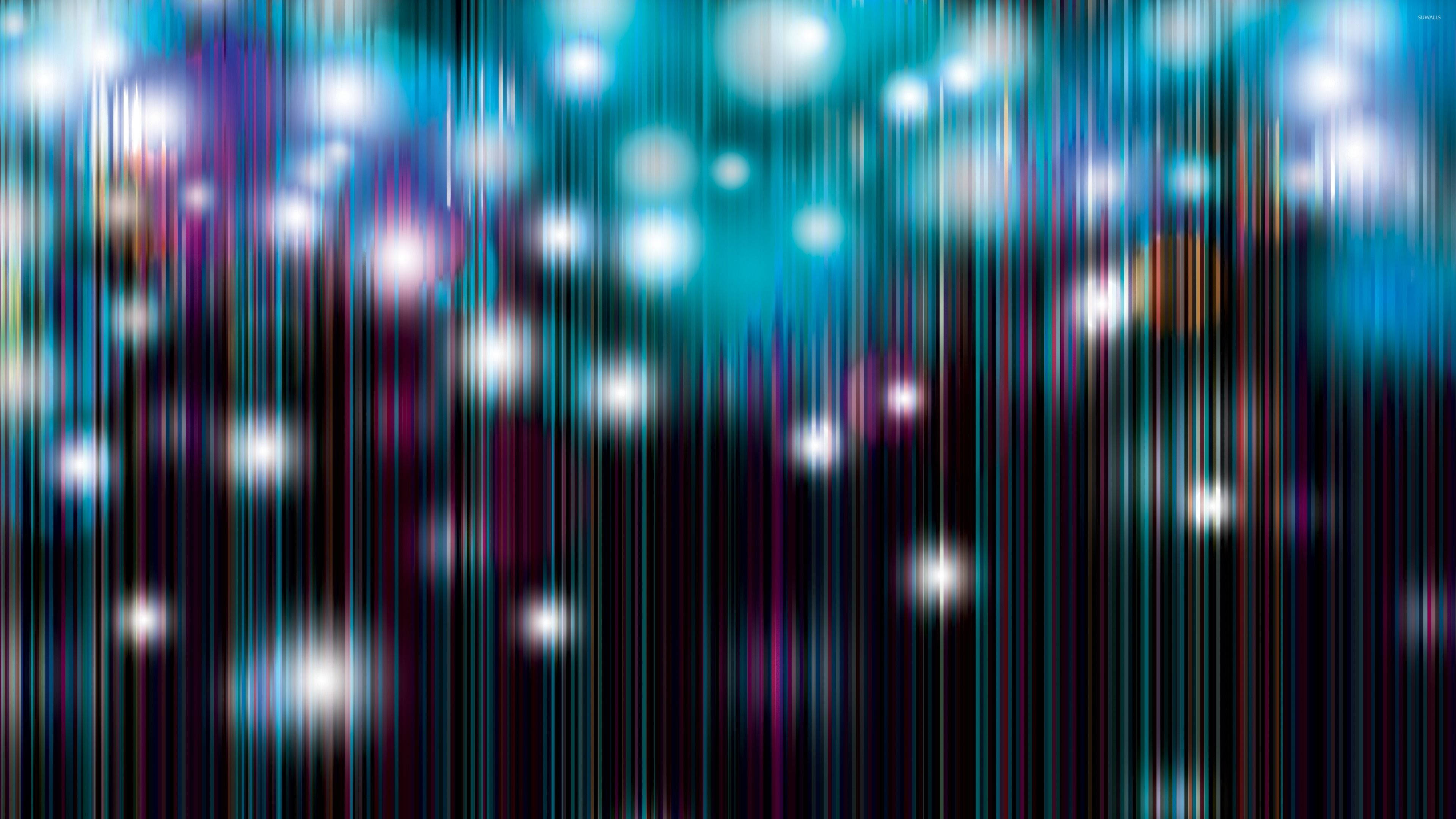 Glitch Azul Vibrante Fondos de pantalla