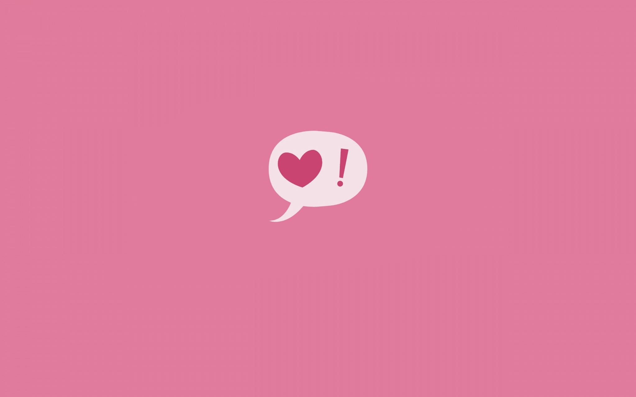 Globo de diálogo rosa lindo de amor Fondos de pantalla