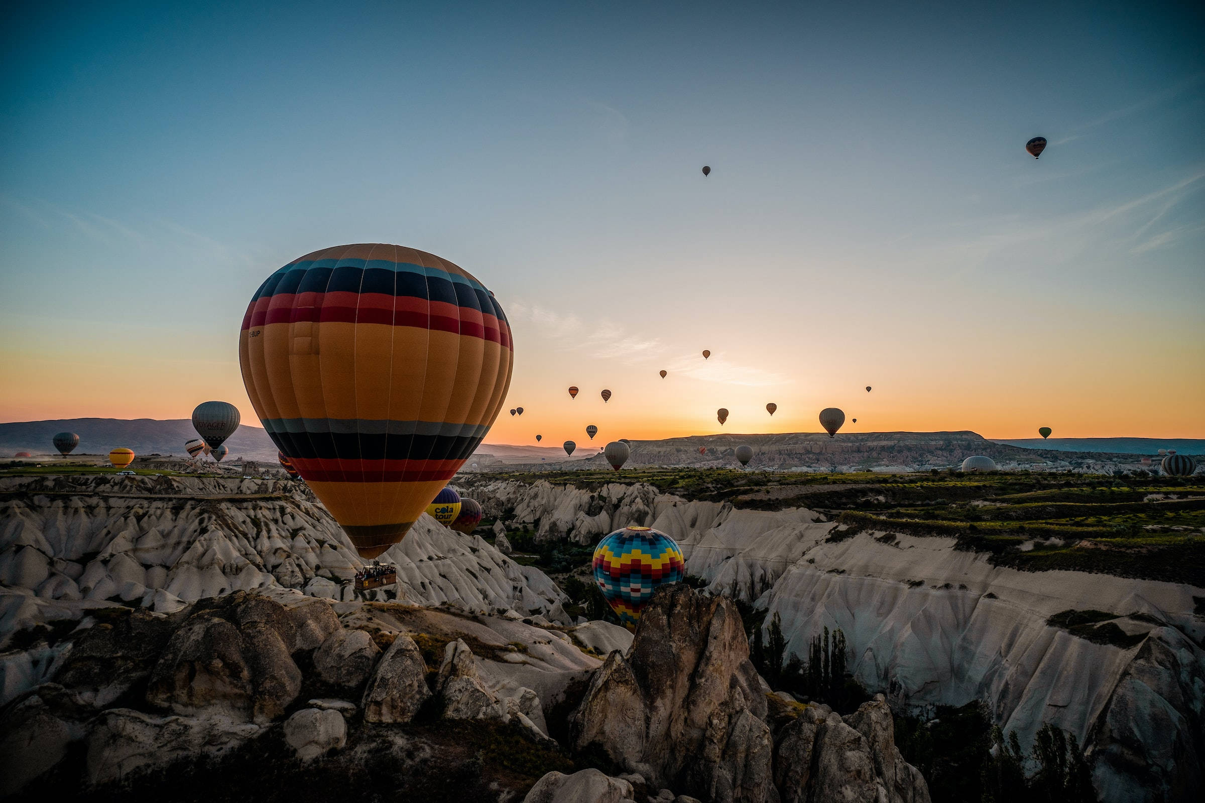 Globos Aerostáticos de Capadocia para Pantalla Completa de Escritorio Fondos de pantalla