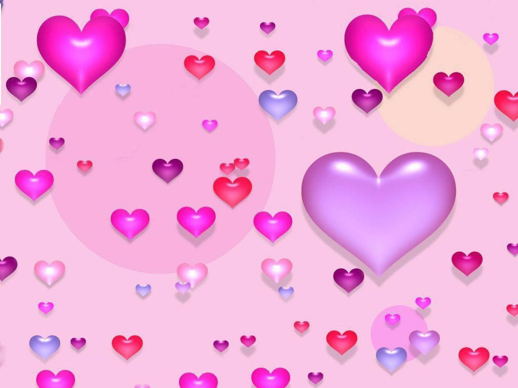 Globos Corazón de Amor Lindos Fondos de pantalla