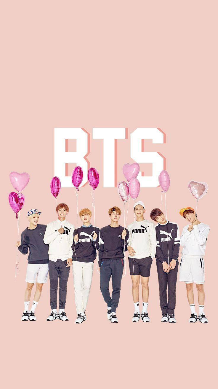 Globos de Corazón de BTS Fondos de pantalla