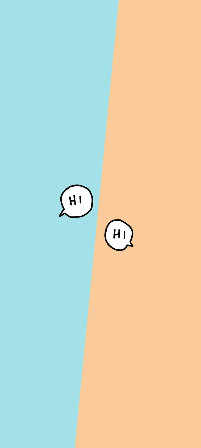 Globos de diálogo minimalistas Hola Fondos de pantalla