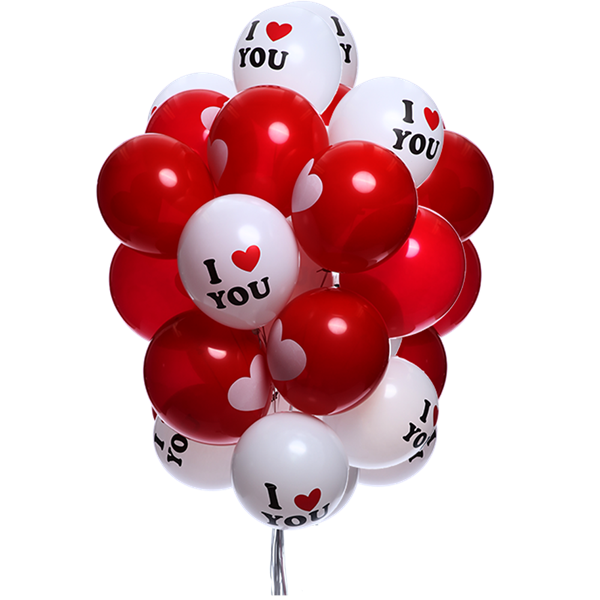Globos de Te Amo en Racimo Fondos de pantalla