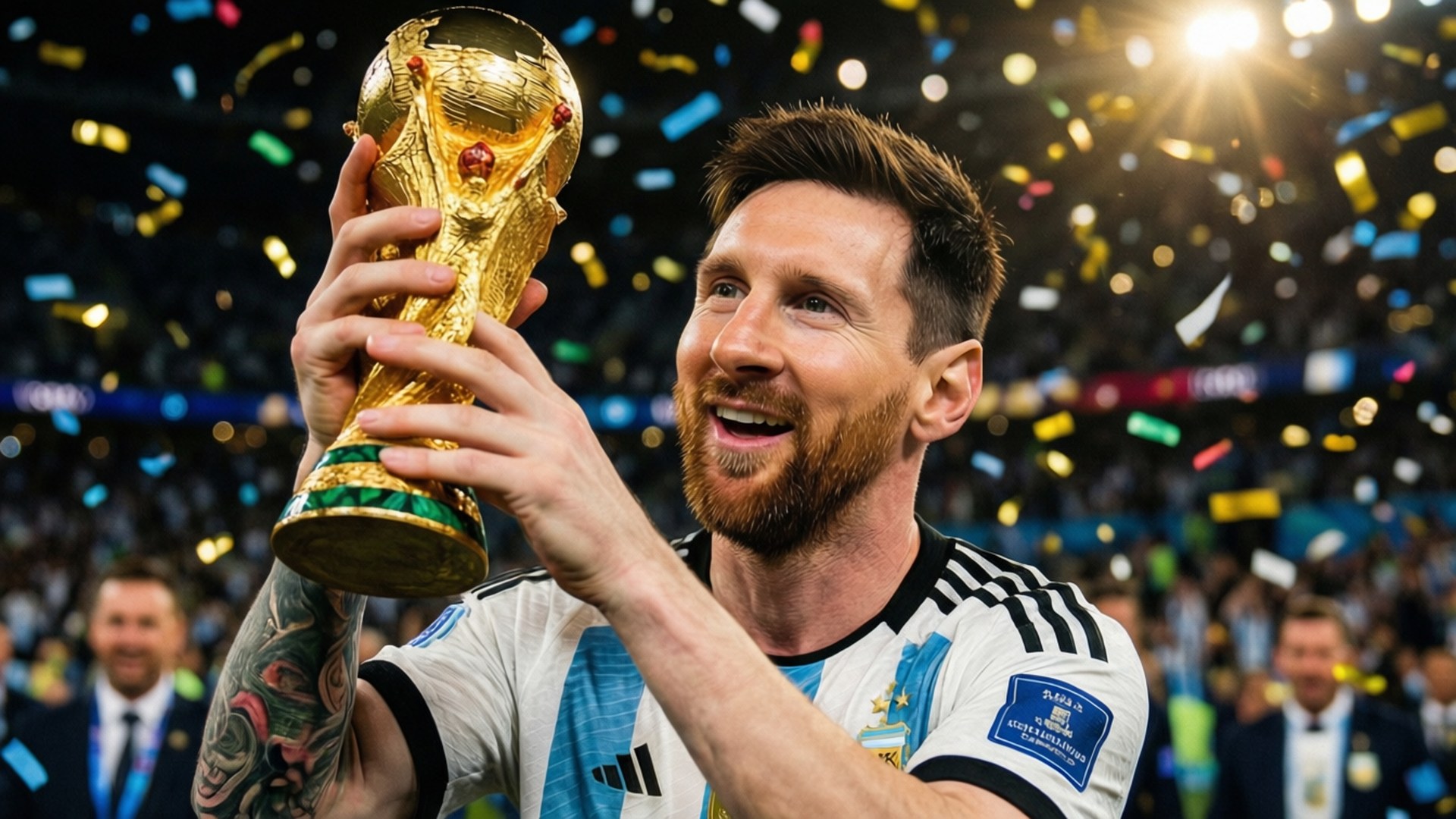Gloria de Messi en la Copa del Mundo Fondos de pantalla