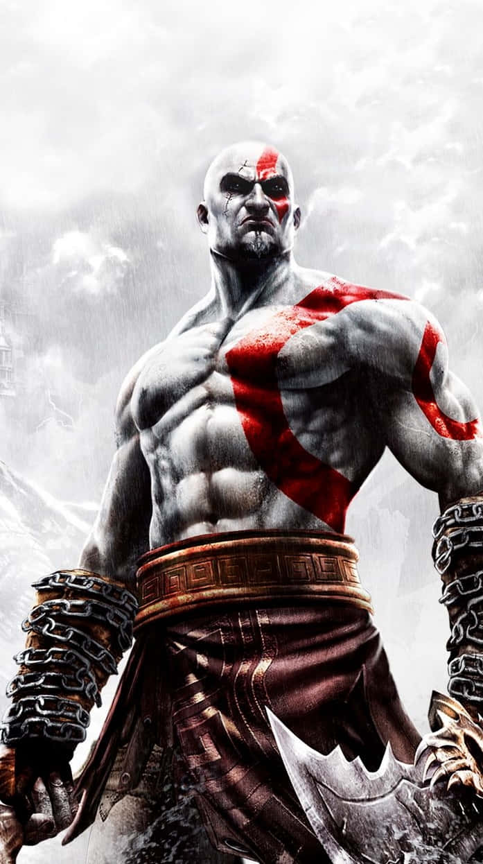 God Of War III Kratos Estética Blanca Fondos de pantalla