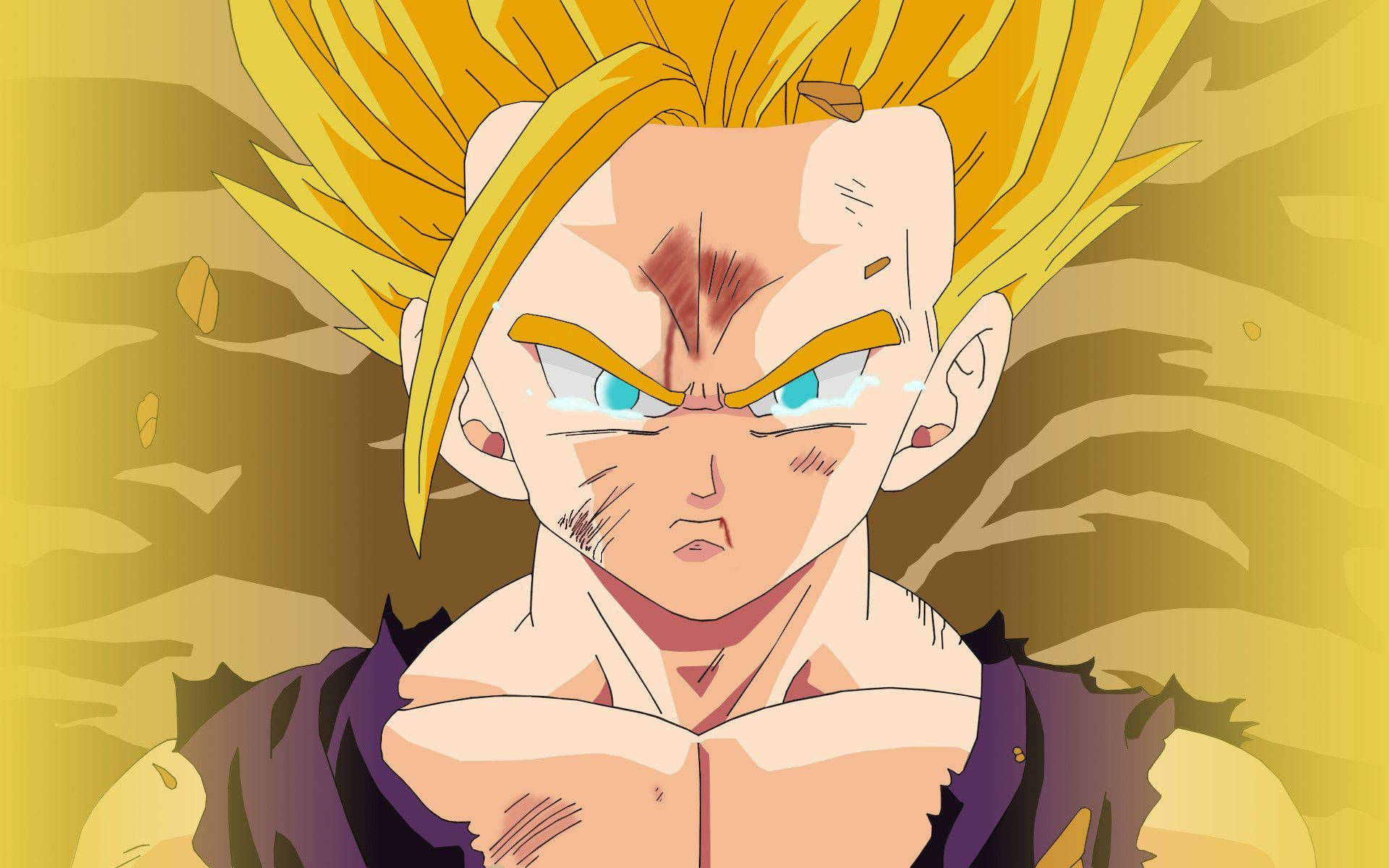 Gohan Super Saiyan 2 Llorando Fondos de pantalla