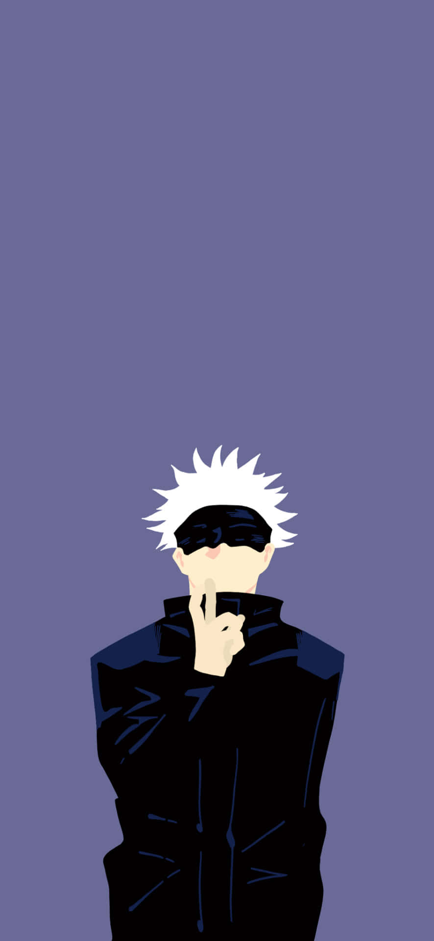 Gojo Satoru anime minimalista Fondos de pantalla
