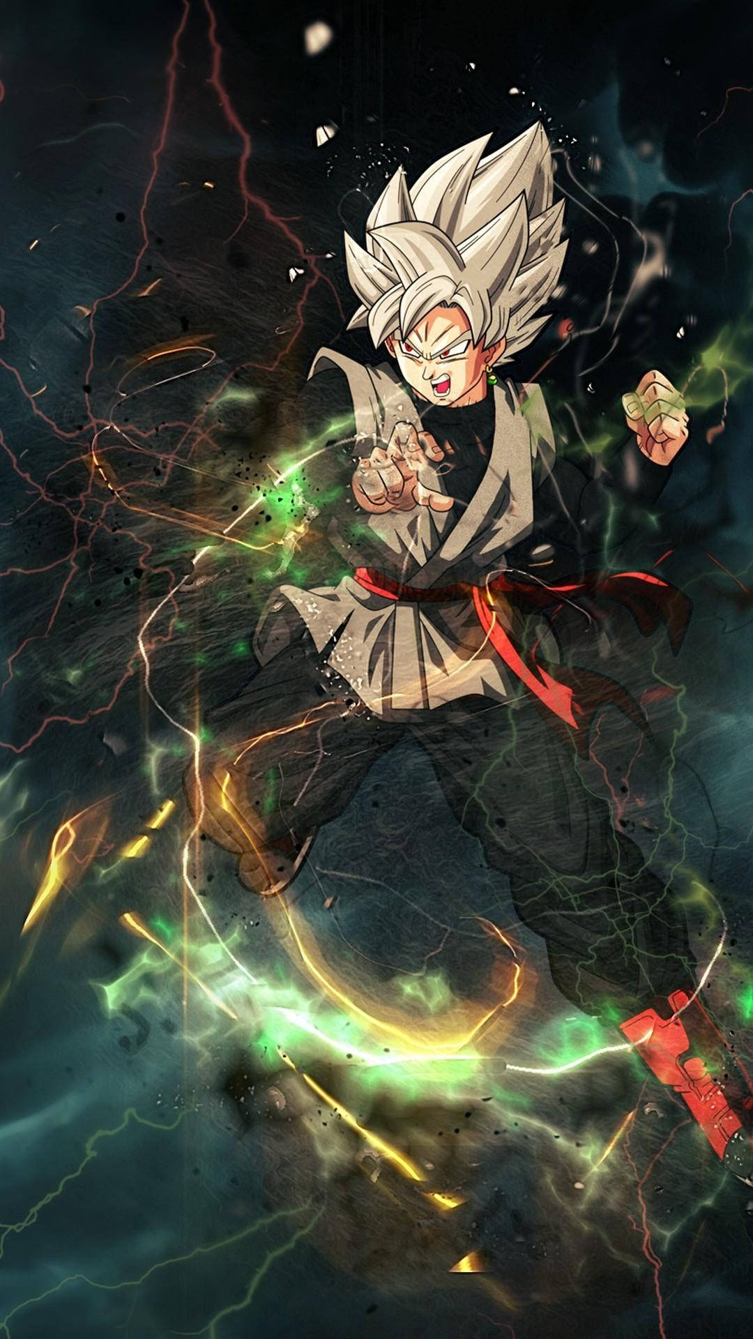 Goku Black Eléctrico para iPhone Fondos de pantalla