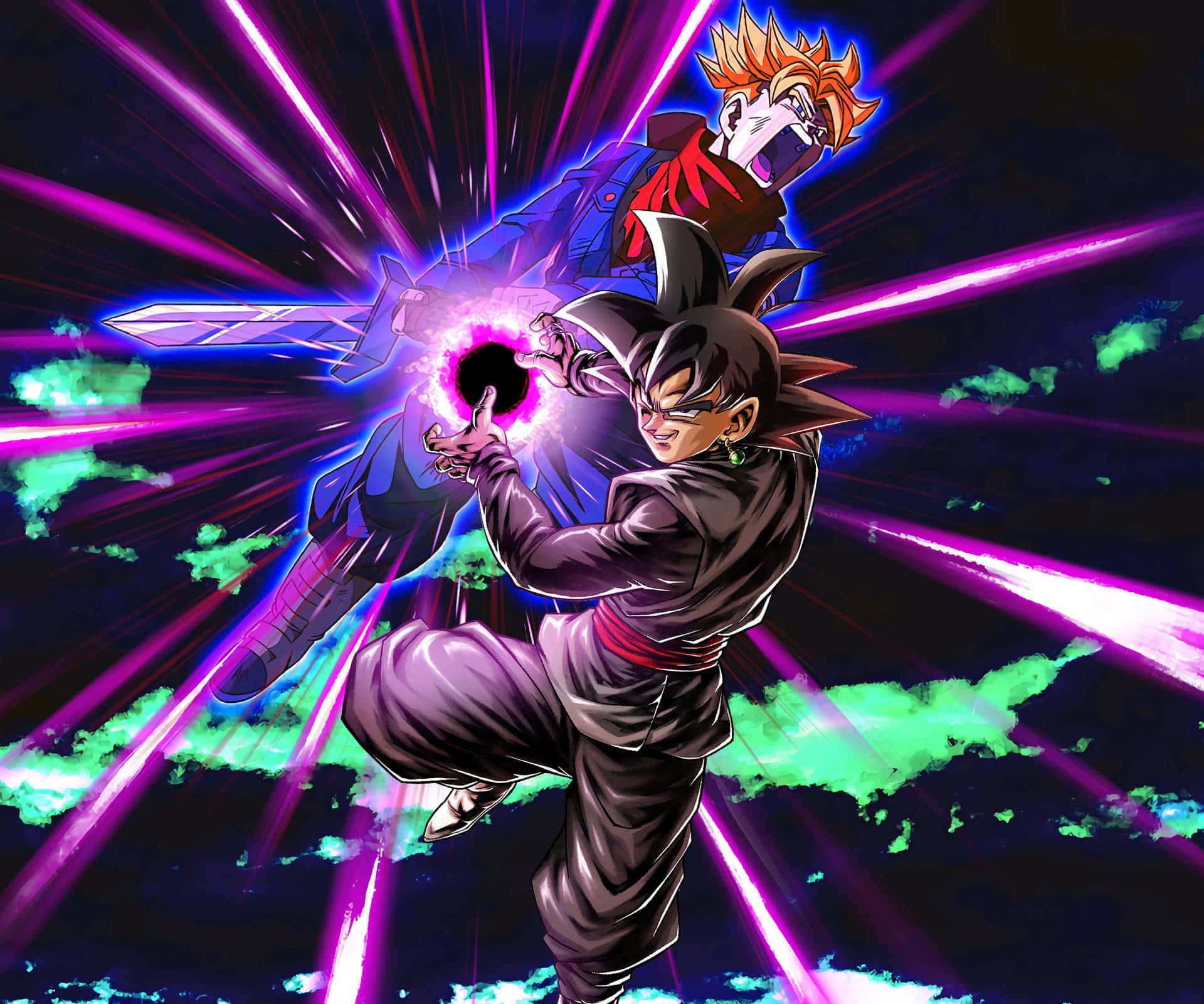 Goku Black en Acción Intensa Fondos de pantalla