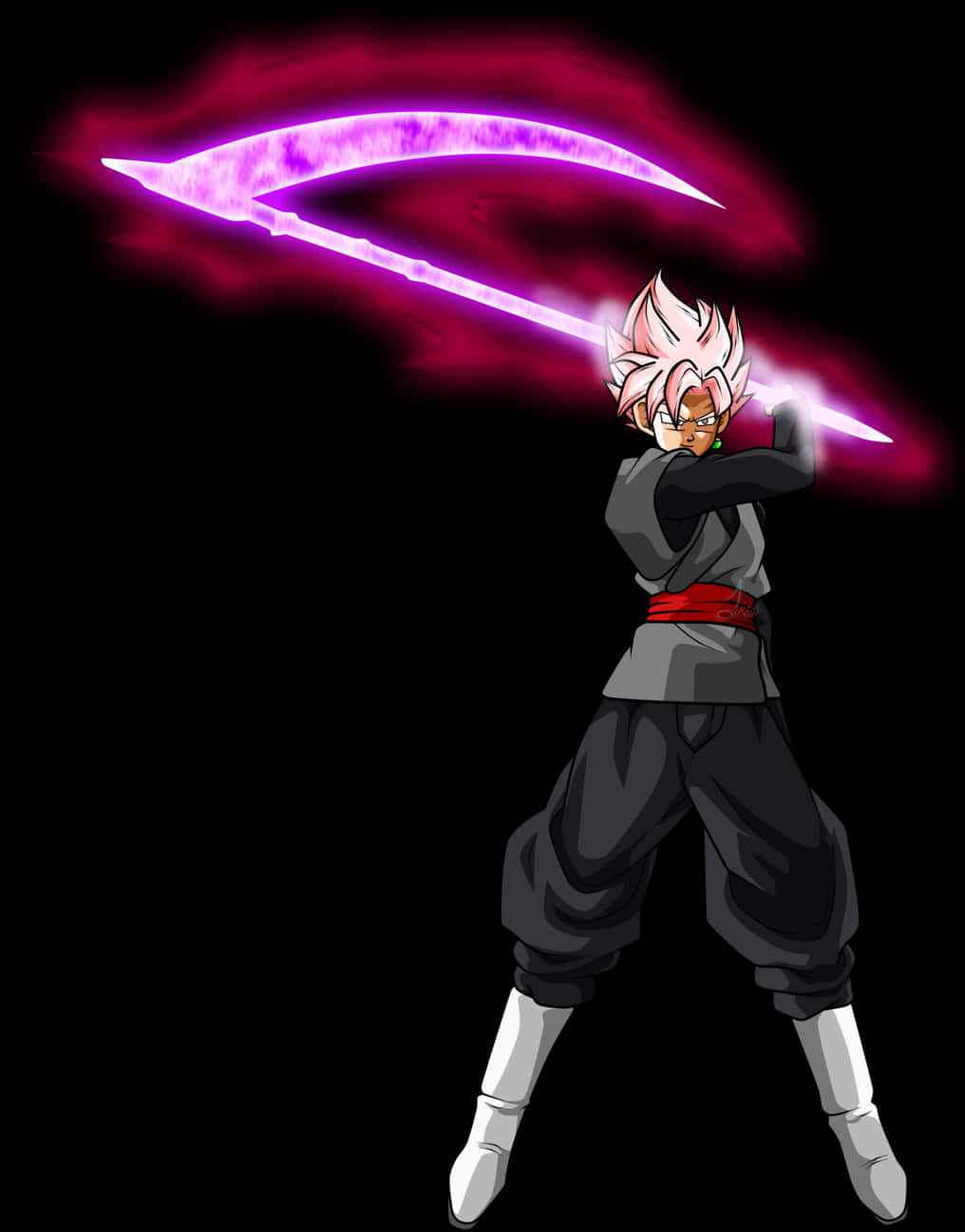 Goku Black Espada de Energía Poderosa Fondos de pantalla
