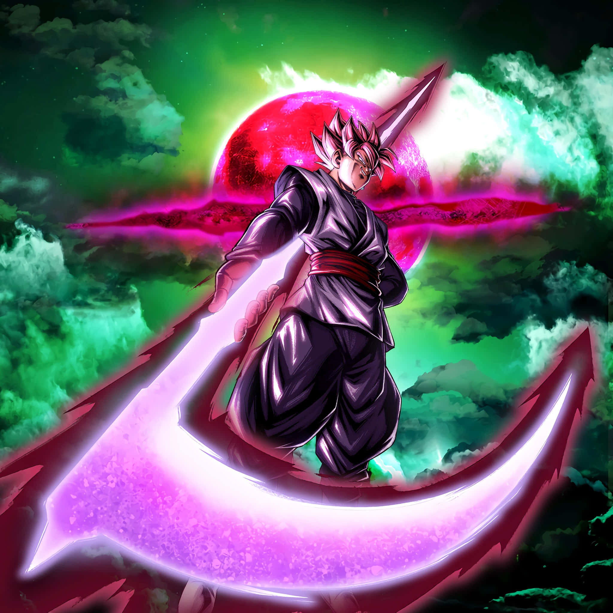 Goku Black intenso en acción Fondos de pantalla