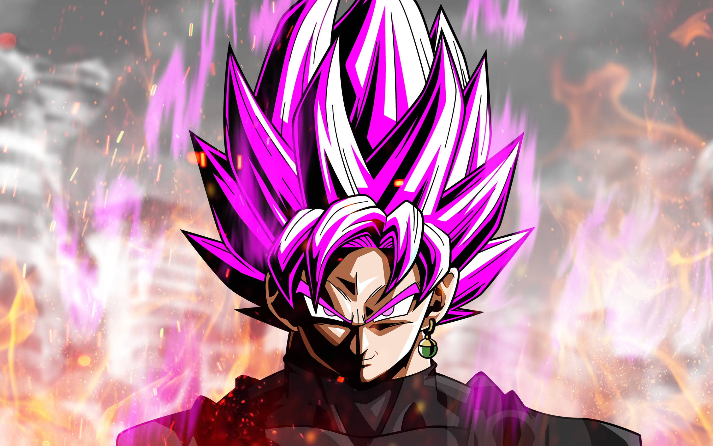 Goku Black PFP Cabello Morado Super Saiyan Fondos de pantalla