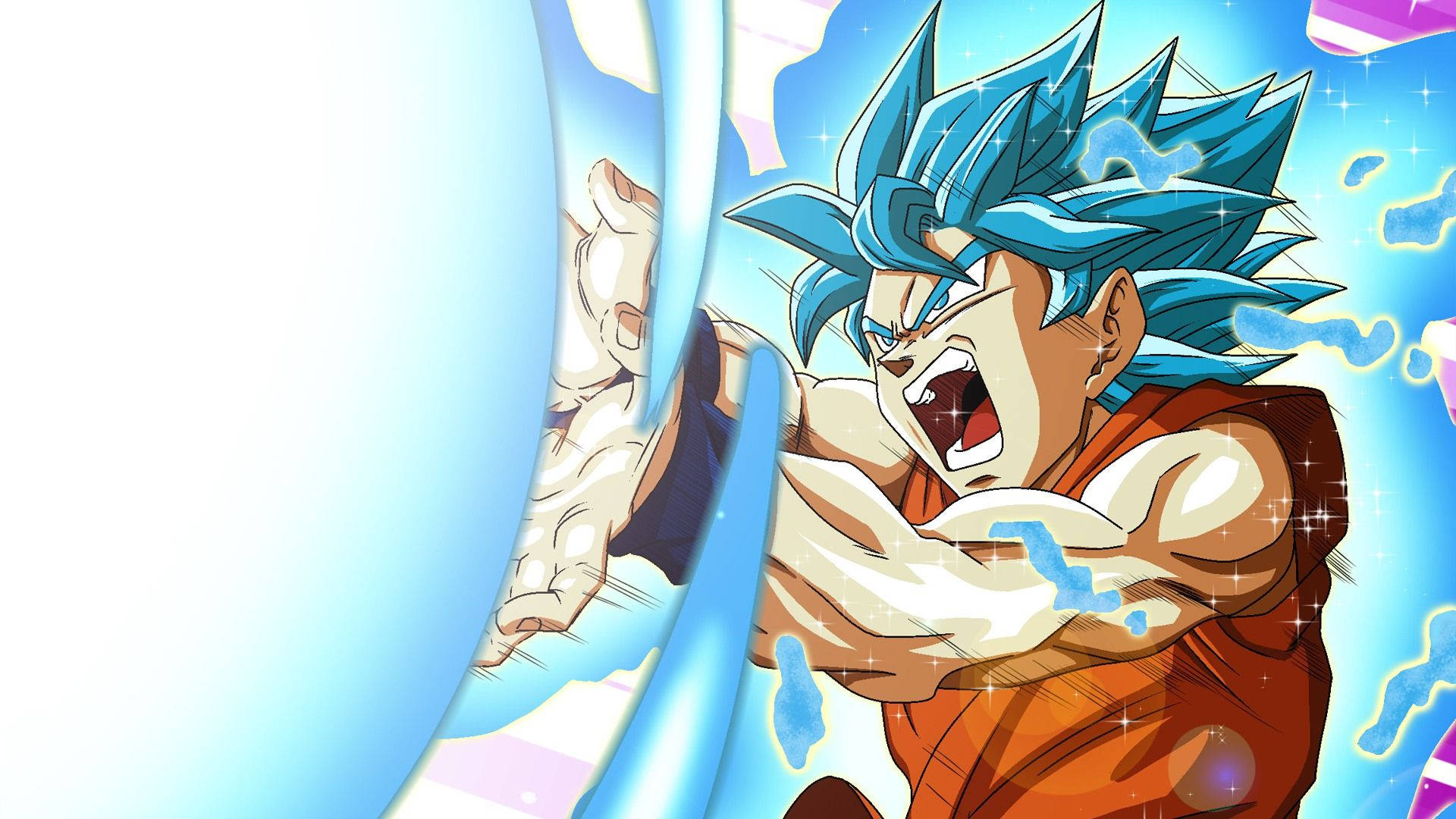 Dragon Ball Z Kamehameha de San goku, super brol, super saiyan peleando contra los villanos.