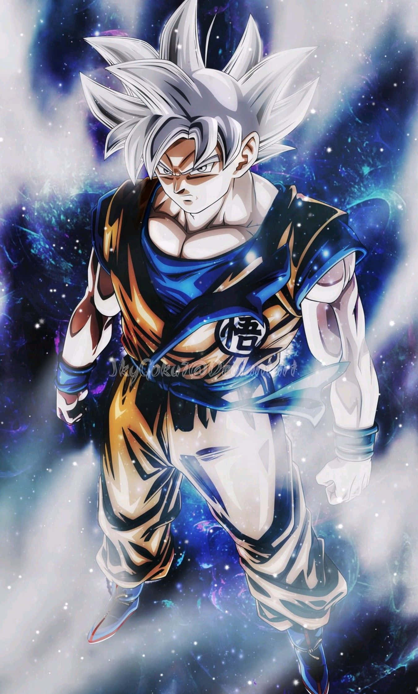 Goku de Dragon Ball Z canalizando el Ultra Instinto Fondos de pantalla