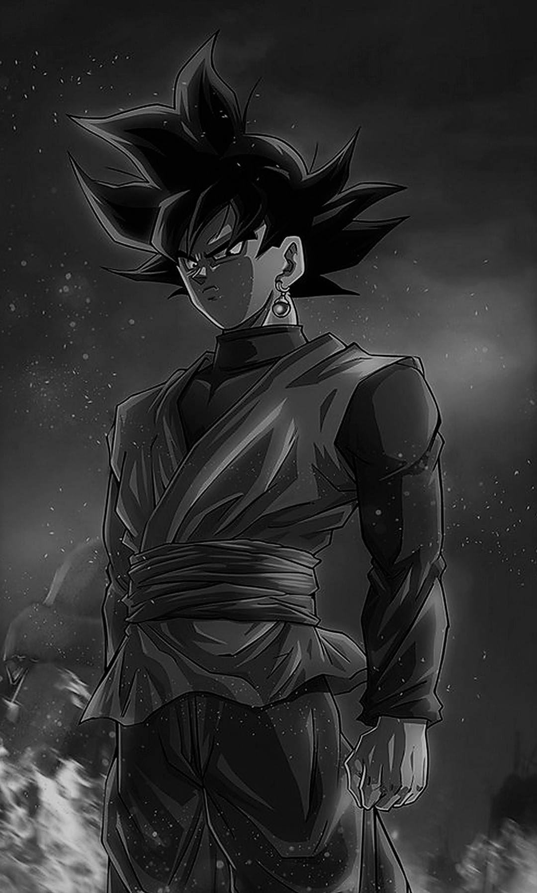 Goku en Blanco y Negro HD Fondos de pantalla