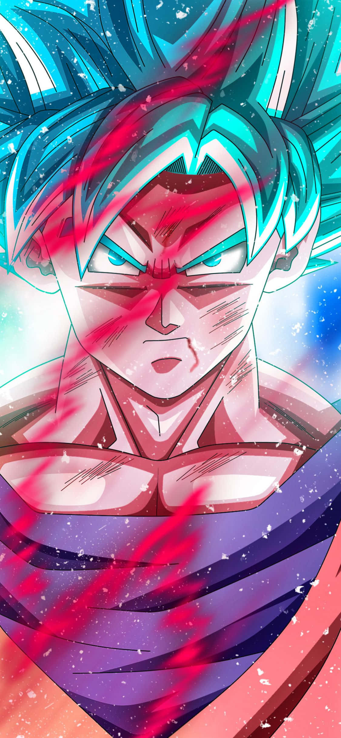 Goku Kaio Ken Dragon Ball Super iPhone Fondos de pantalla