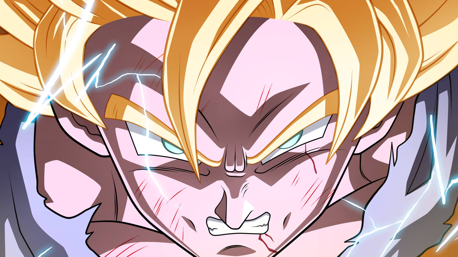 Goku Poderoso en su Forma Super Saiyajin - Fondo de Pantalla Anime HD Fondos de pantalla