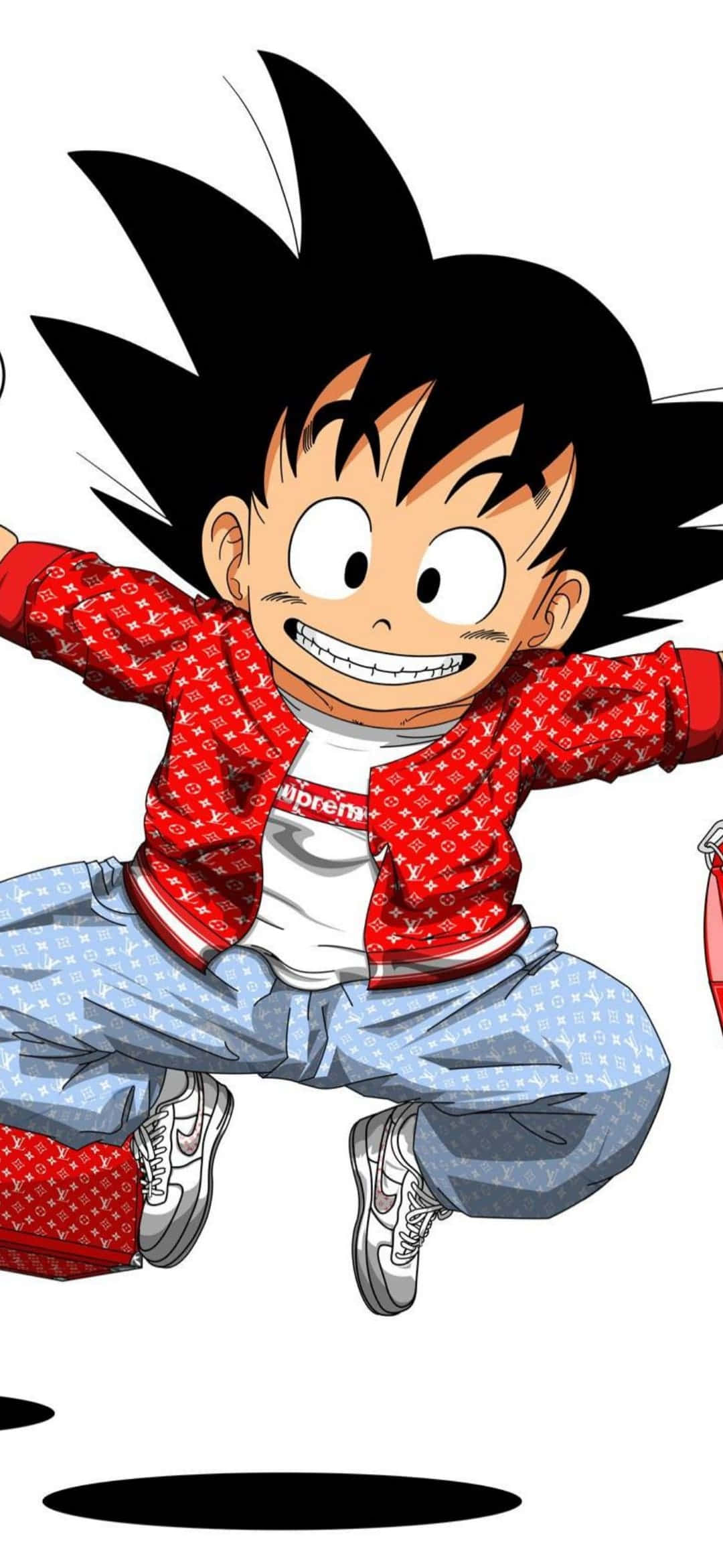 Goku saltando lindo Supreme Fondos de pantalla