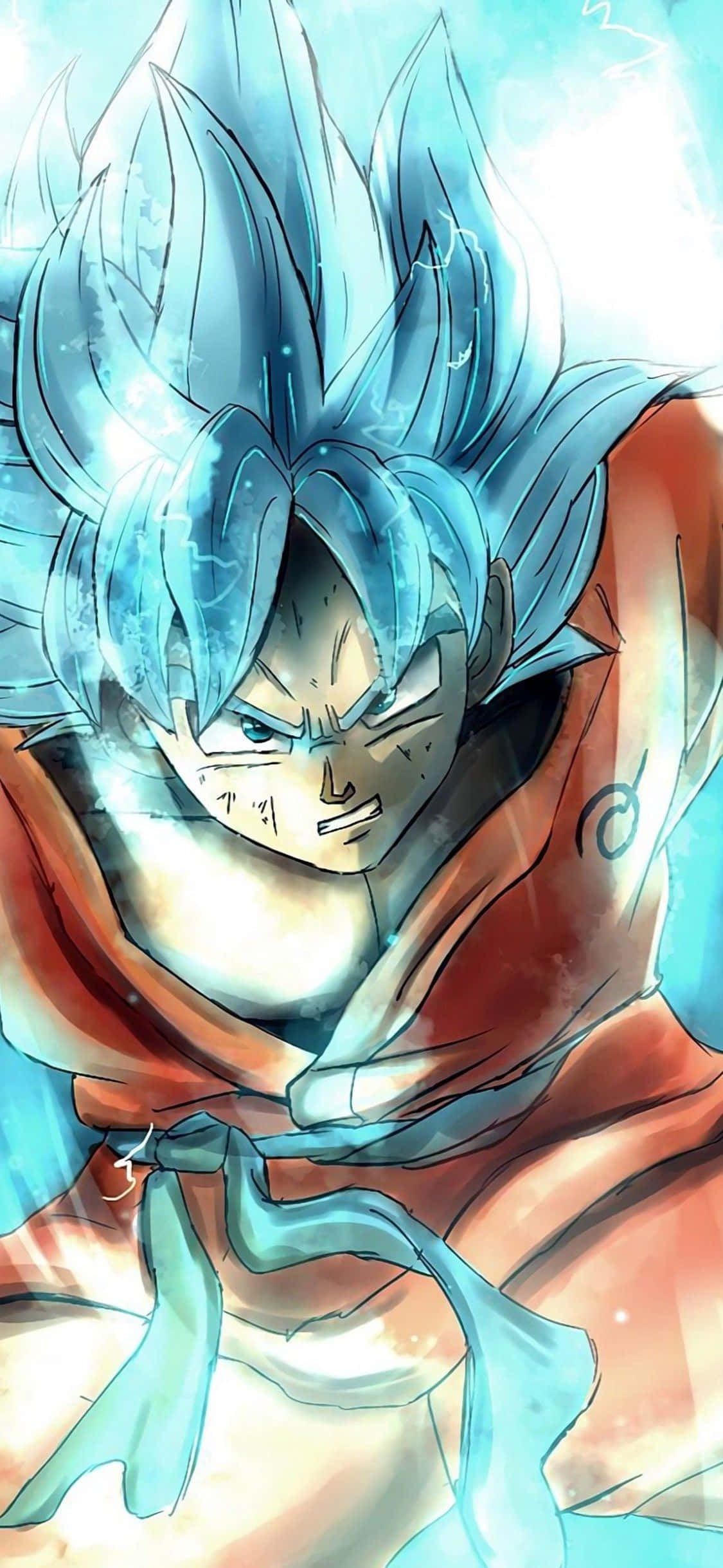 Goku Super Saiyan Dios Dragon Ball Super iPhone Fondos de pantalla