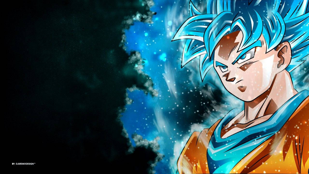 ¡Goku transformándose en Super Saiyan Blue! Fondos de pantalla