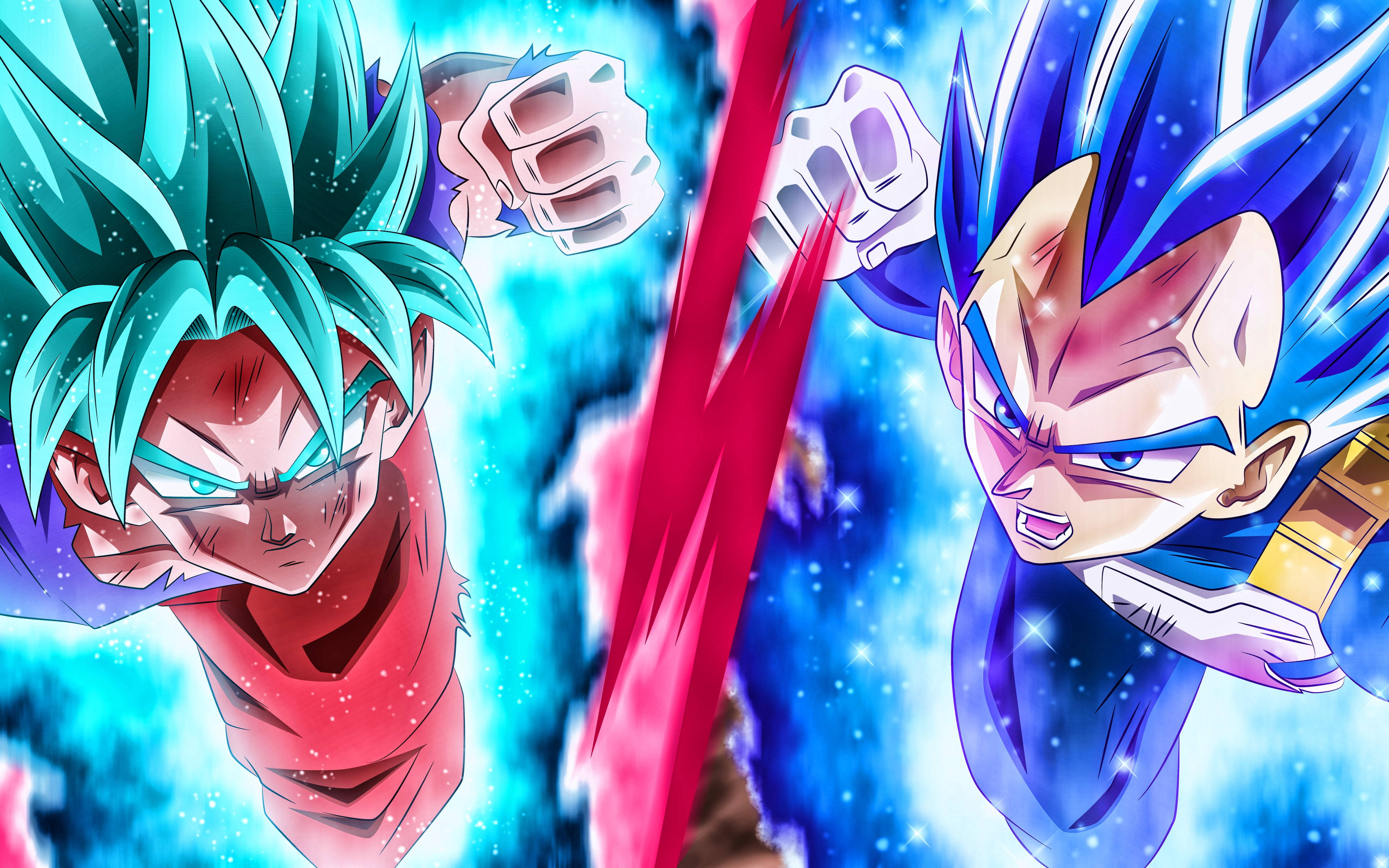 Goku y Vegeta DBZ 4K Fondos de pantalla