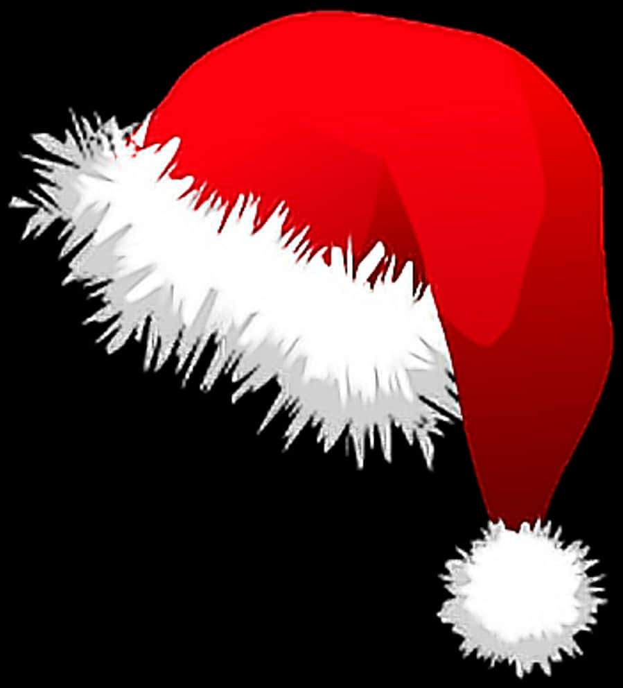 Gorro rojo de Santa Claus con fondo transparente.PNG Fondos de pantalla