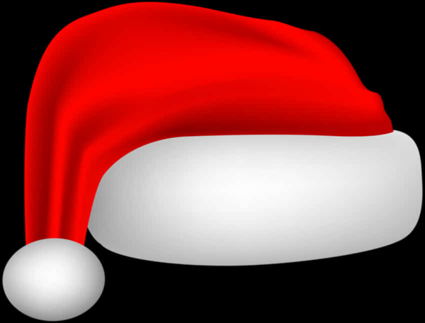 Gorro rojo de Santa Claus con fondo transparente Fondos de pantalla