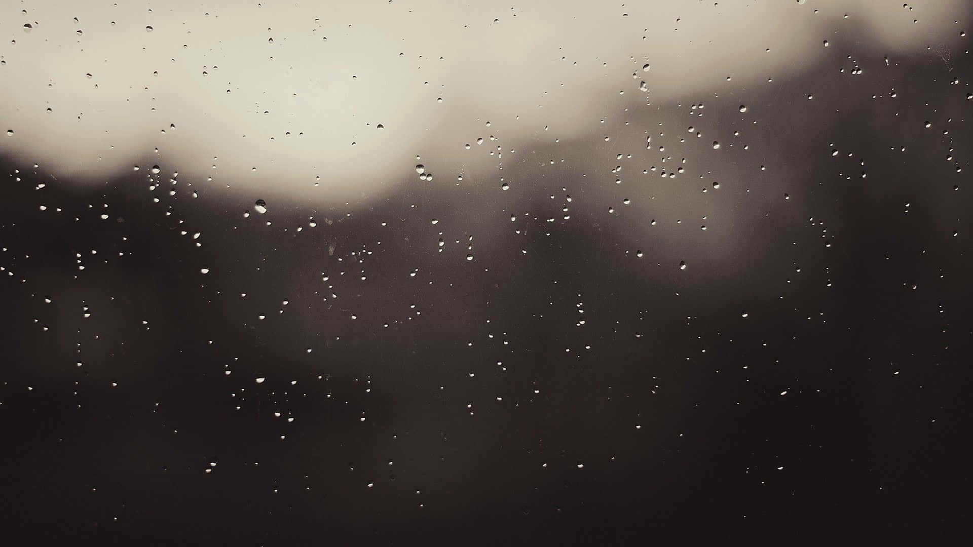 Gotas de Lluvia Suaves y Estéticas para Computadora Fondos de pantalla