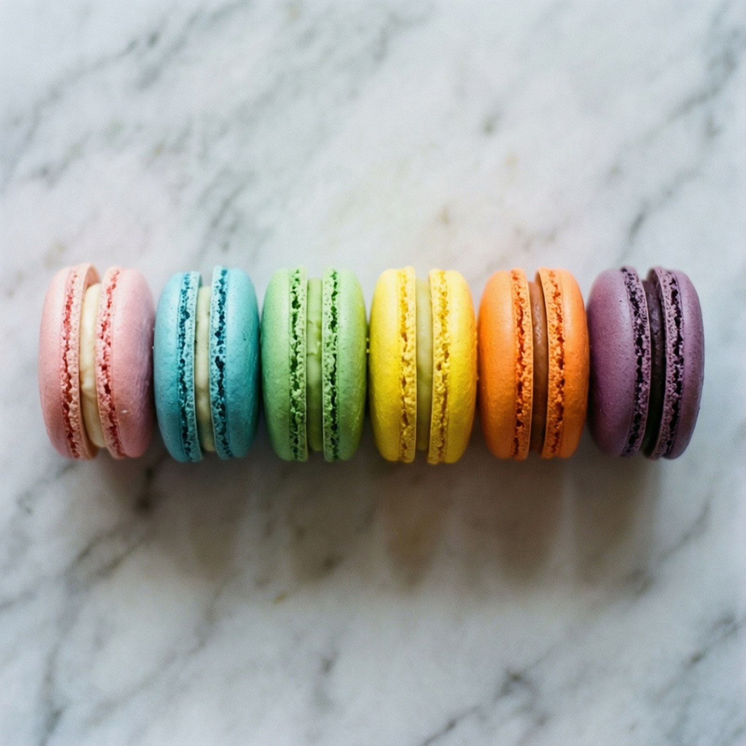 Gradiente de Macarons Arcoíris Fondos de pantalla