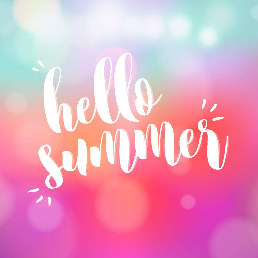 Gradiente Hola Verano Gráfico Fondos de pantalla