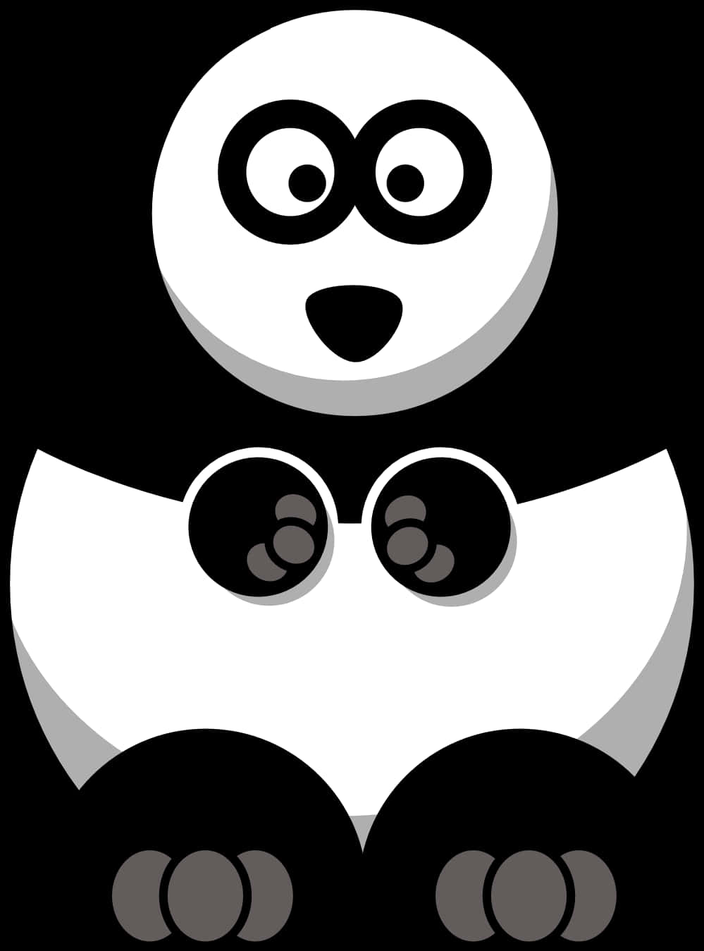 Gráfico Abstracto de Panda Fondos de pantalla