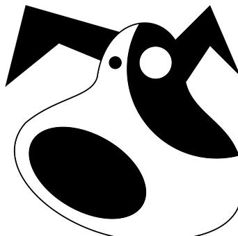 Gráfico Abstracto de Silueta de Perro Fondos de pantalla