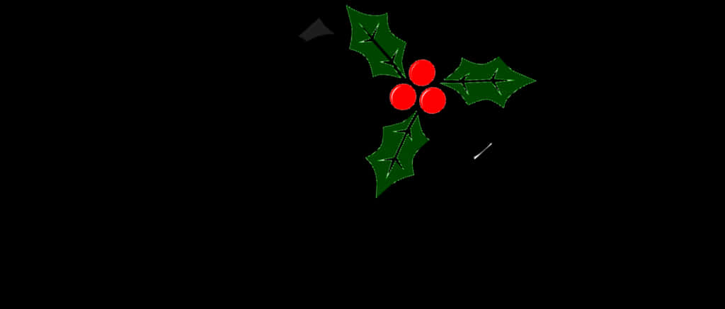 Gráfico de Acebo y Bayas Navideñas Fondos de pantalla