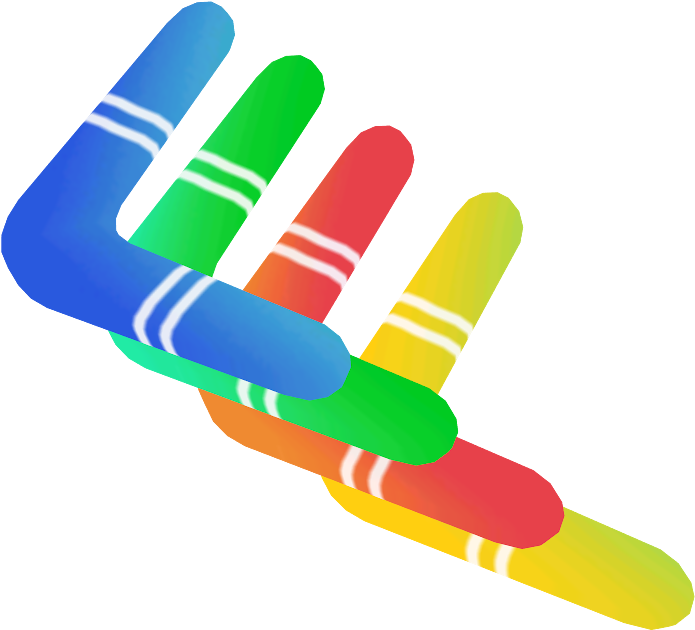 Gráfico de Boomerang Colorido Fondos de pantalla