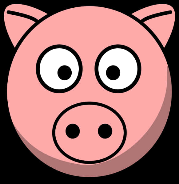 Gráfico de Cara de Cerdo de Dibujos Animados Fondos de pantalla