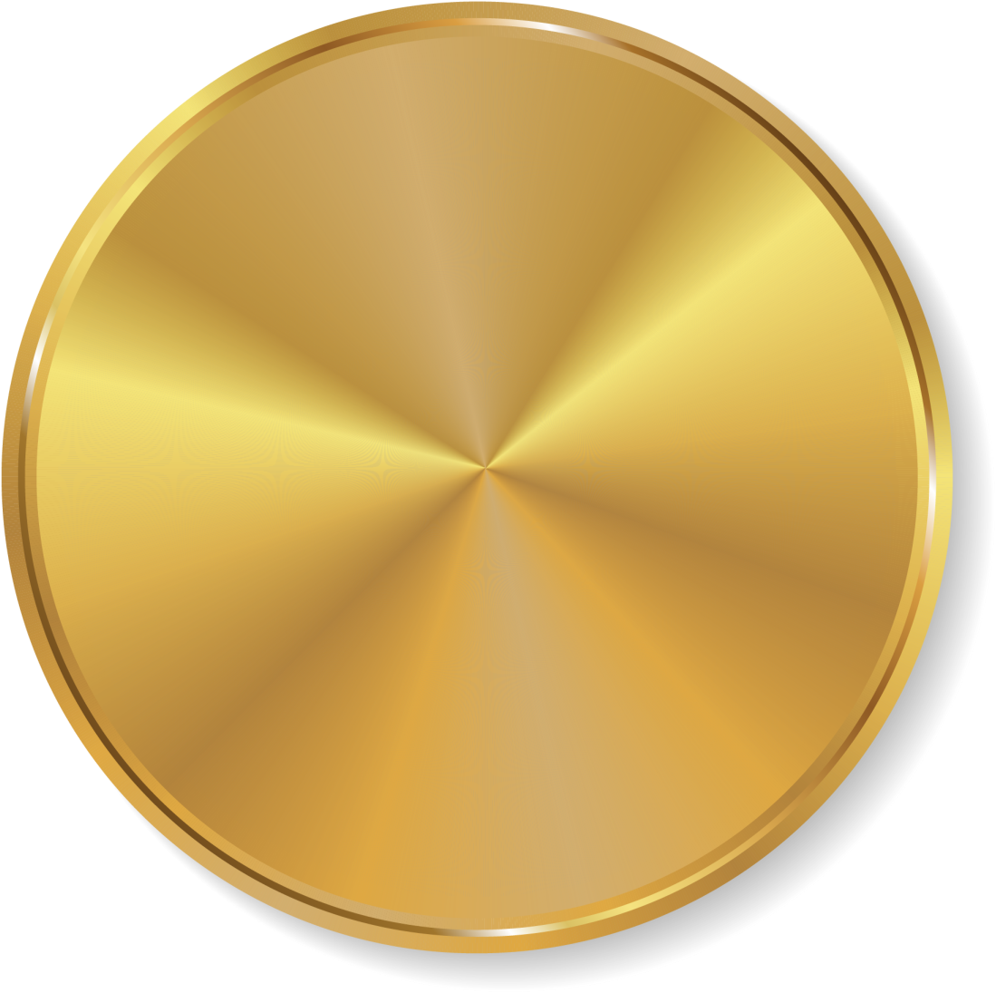 Gráfico de Moneda de Oro Brillante Fondos de pantalla