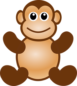 Gráfico de Mono de Dibujos Animados Fondos de pantalla