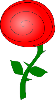 Gráfico de rosa en espiral roja Fondos de pantalla