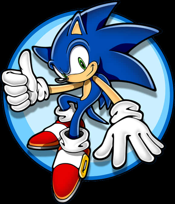 Gráfico de Sonic con Pulgar Arriba Fondos de pantalla
