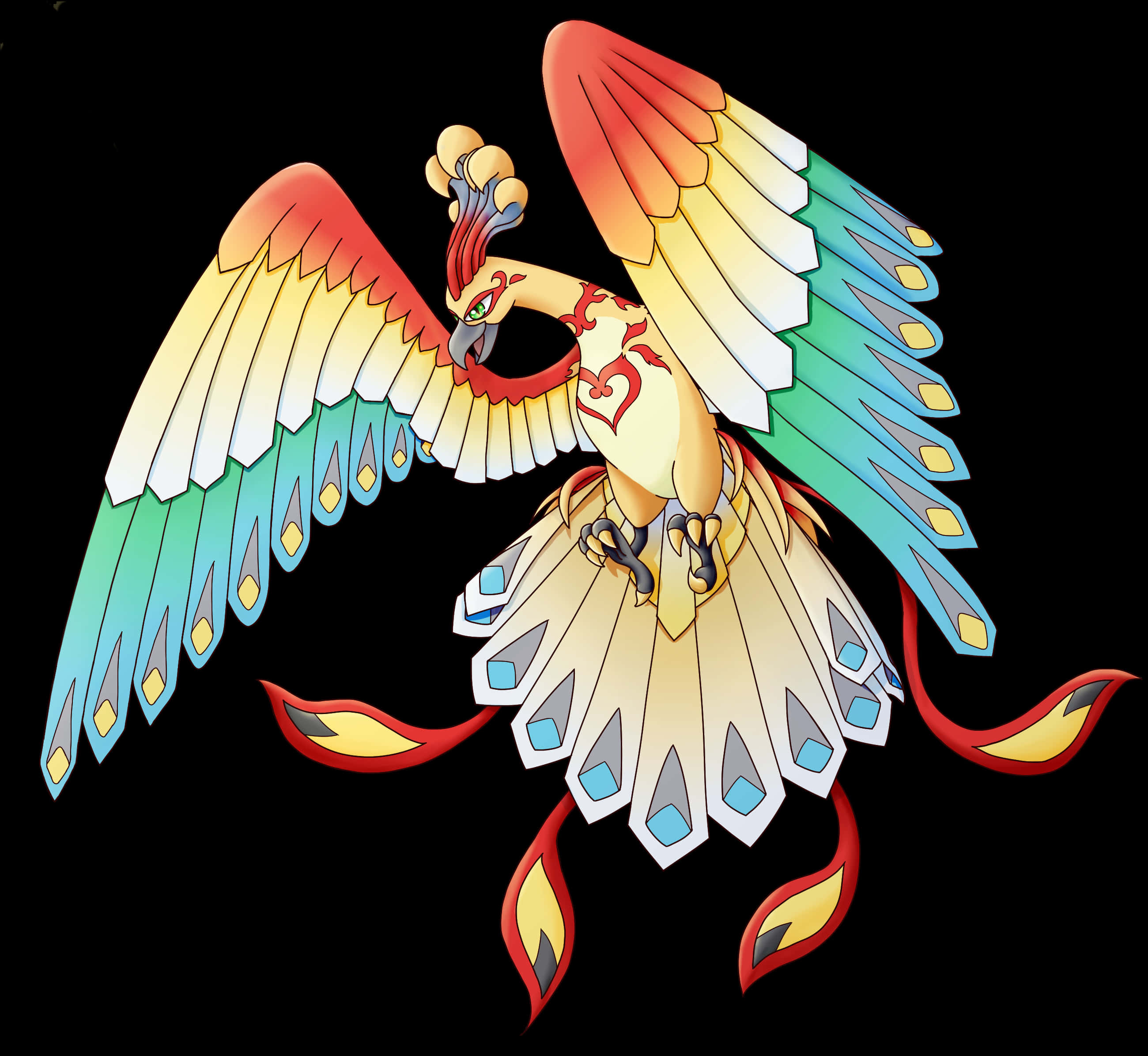 Gráfico único de Ho-Oh Fondos de pantalla