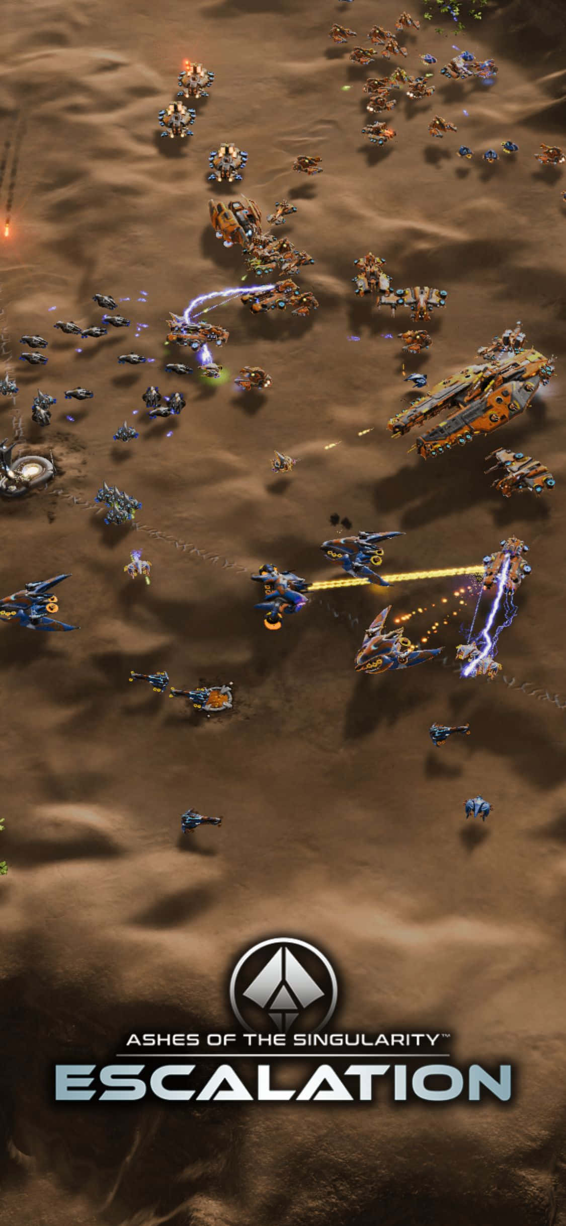 Gráficos increíblemente detallados en el iPhone X con Ashes of the Singularity Escalation Fondos de pantalla