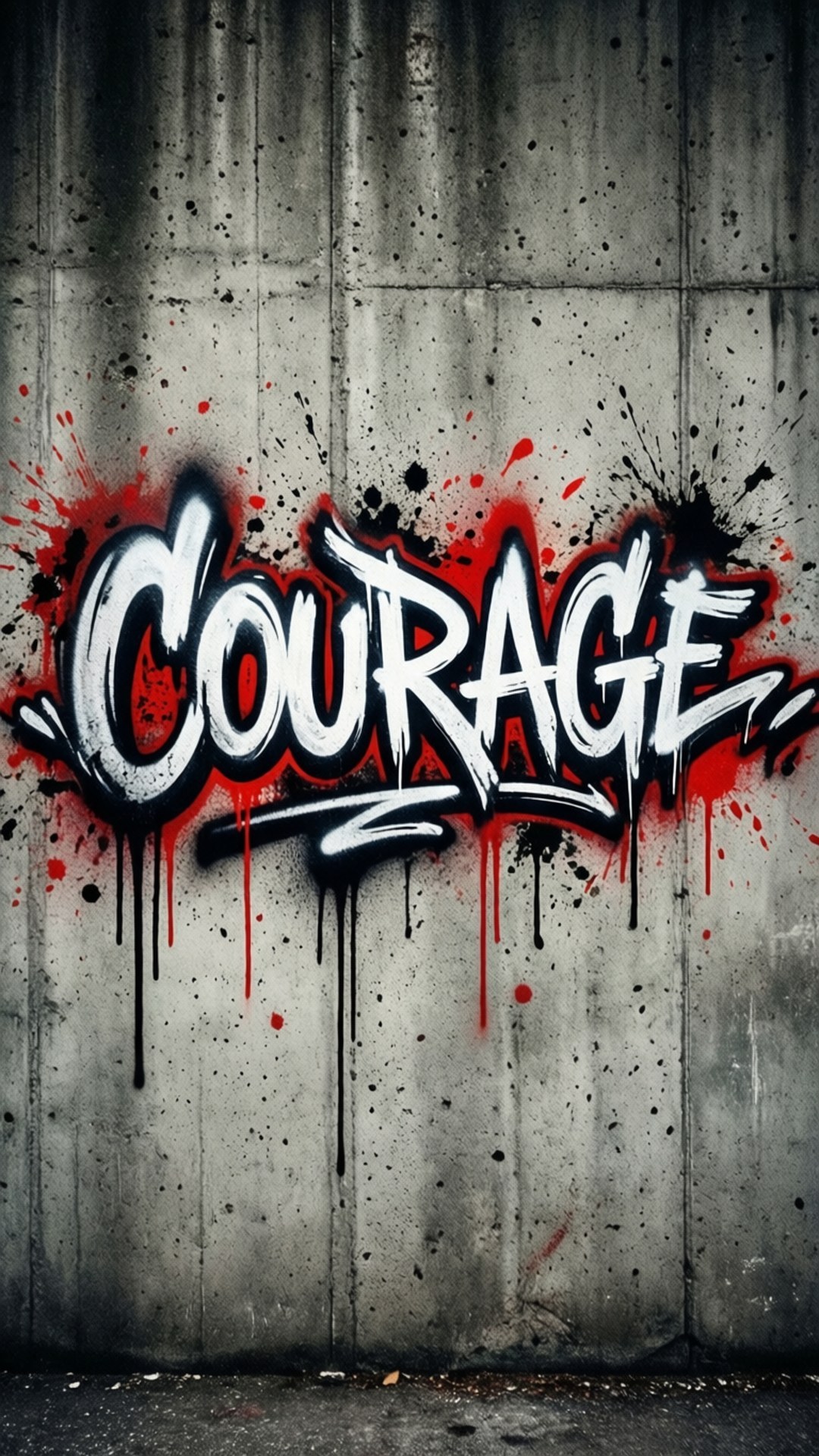 Grafiti Coraje Fondos de pantalla