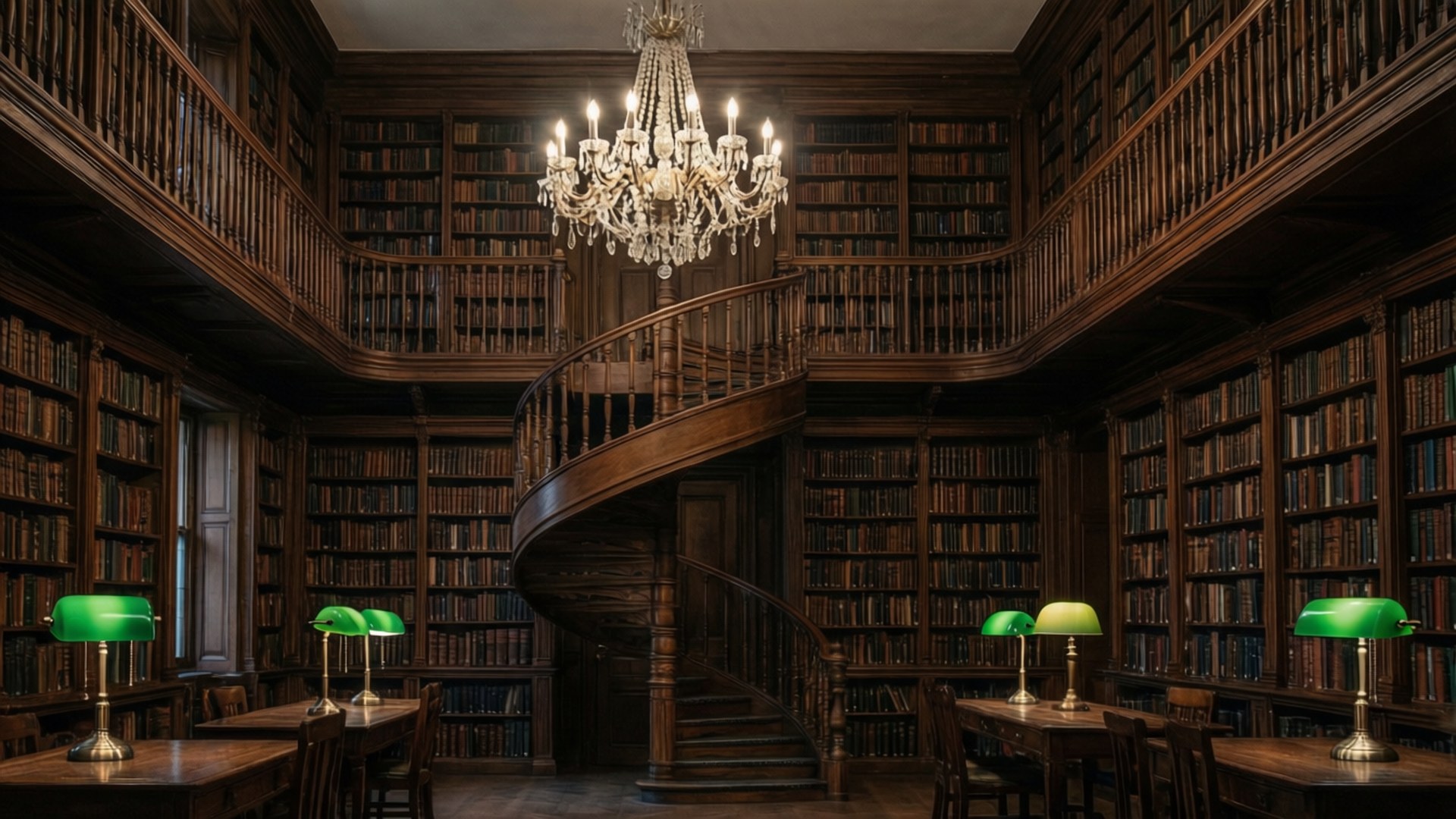 Gran Salón de la Biblioteca Fondos de pantalla
