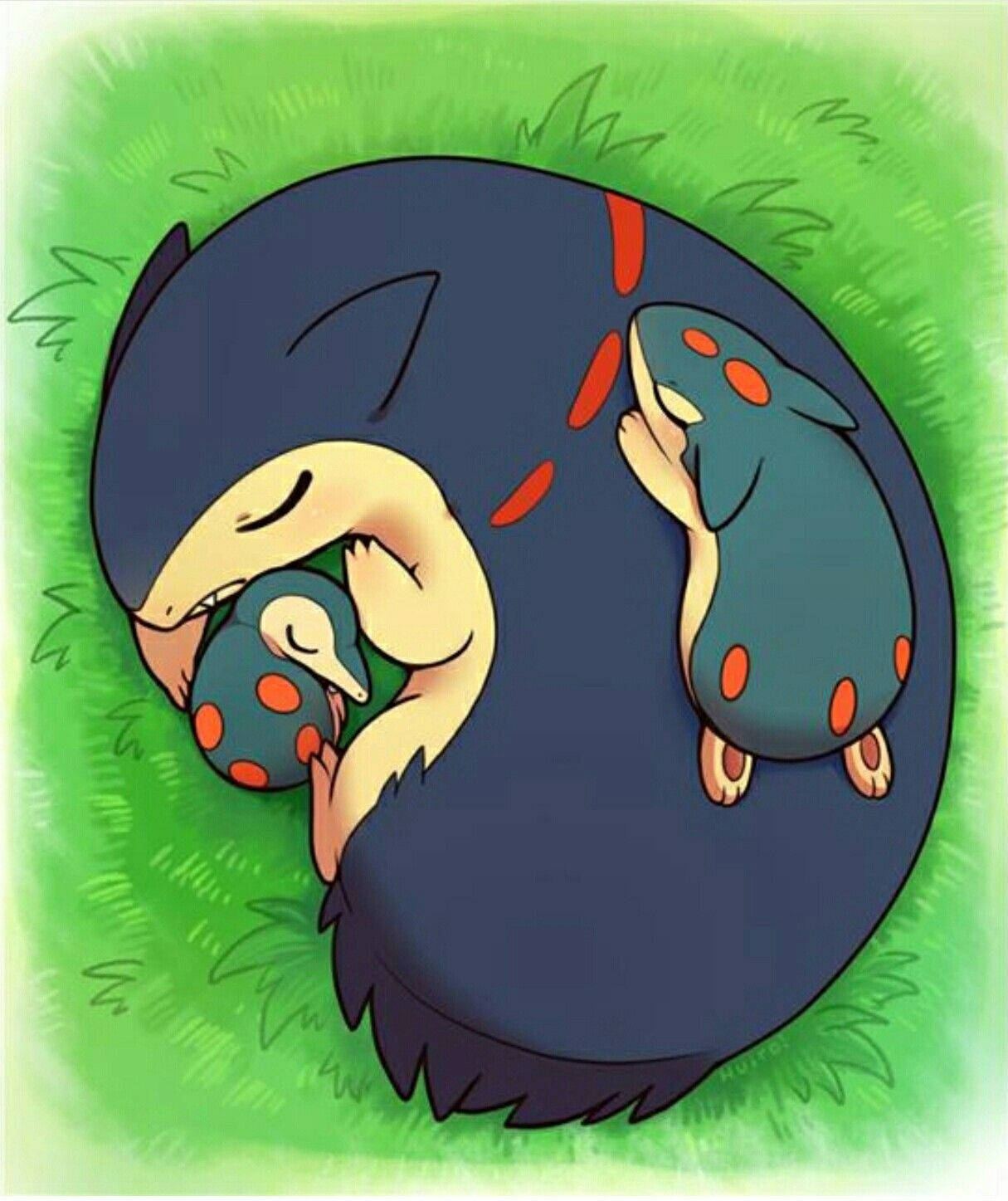 Gran Typhlosion durmiendo Fondos de pantalla
