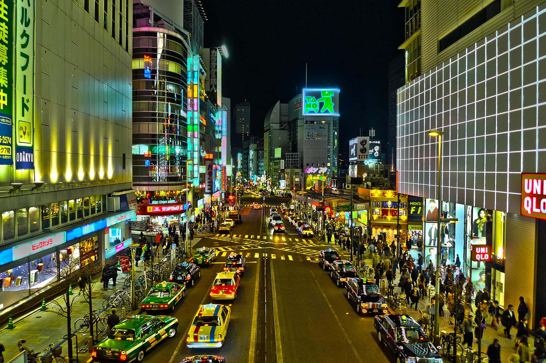 Grandeza de Tokio de noche Fondos de pantalla