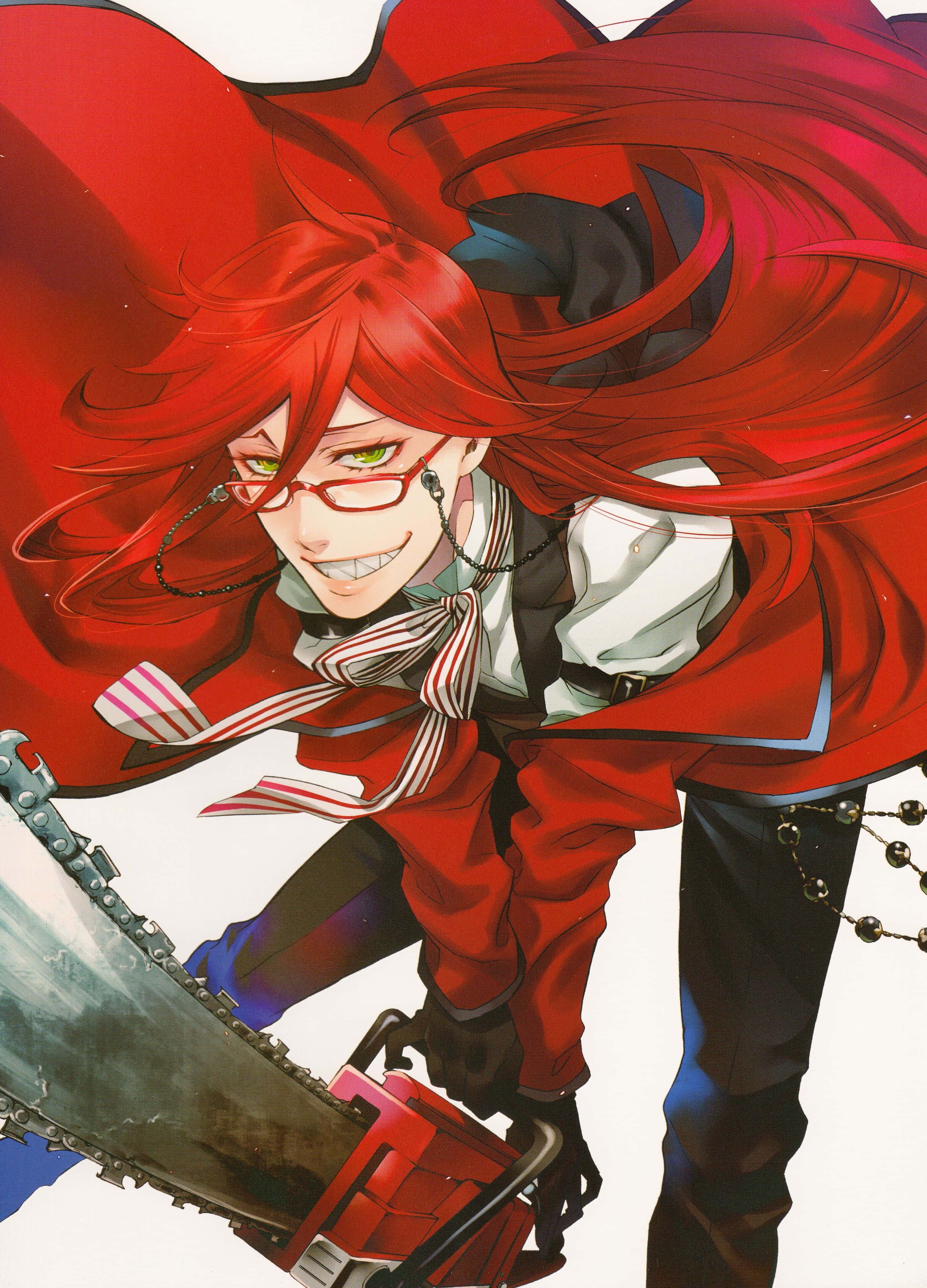 Grell Sutcliff posando en un impresionante fondo de pantalla Fondos de pantalla