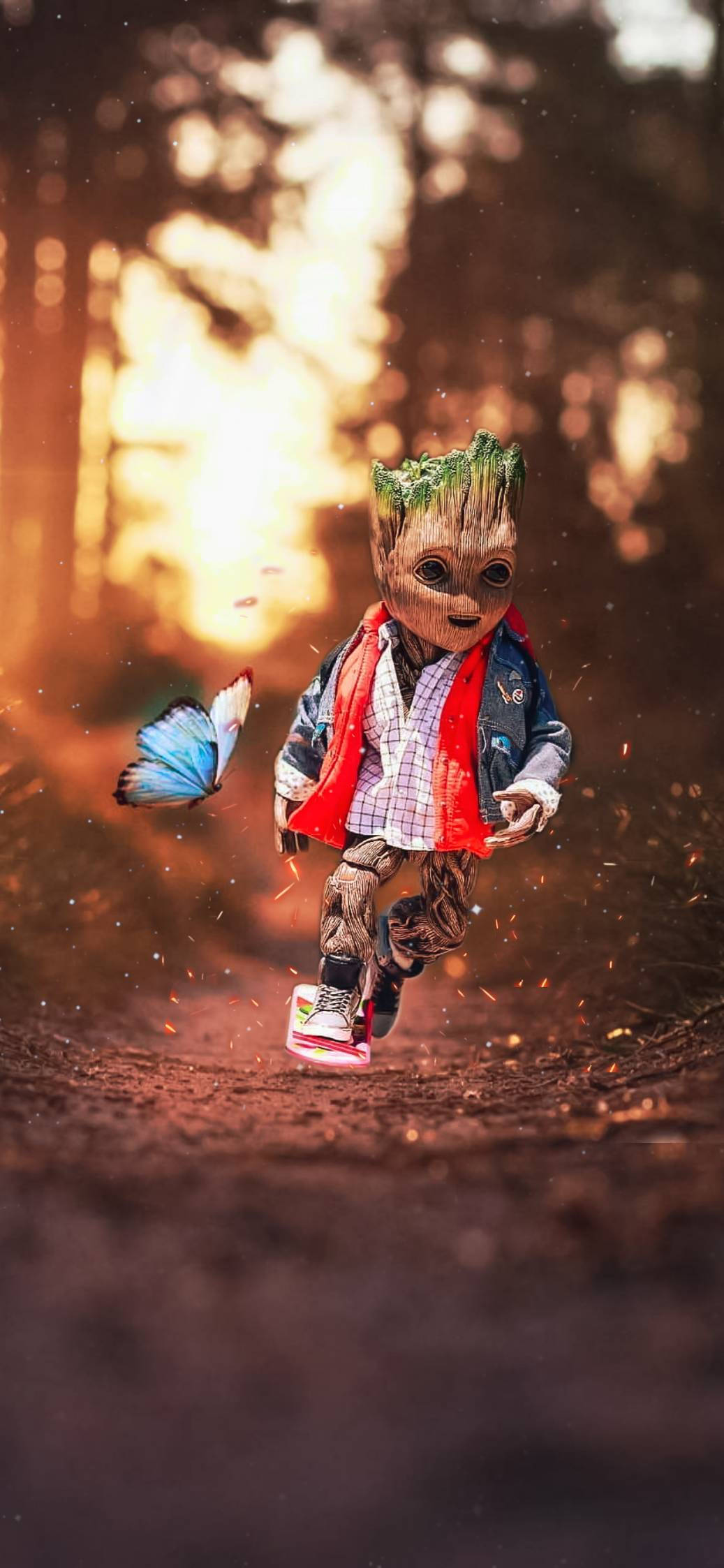 Groot Adolescente con Ropa Genial Fondos de pantalla