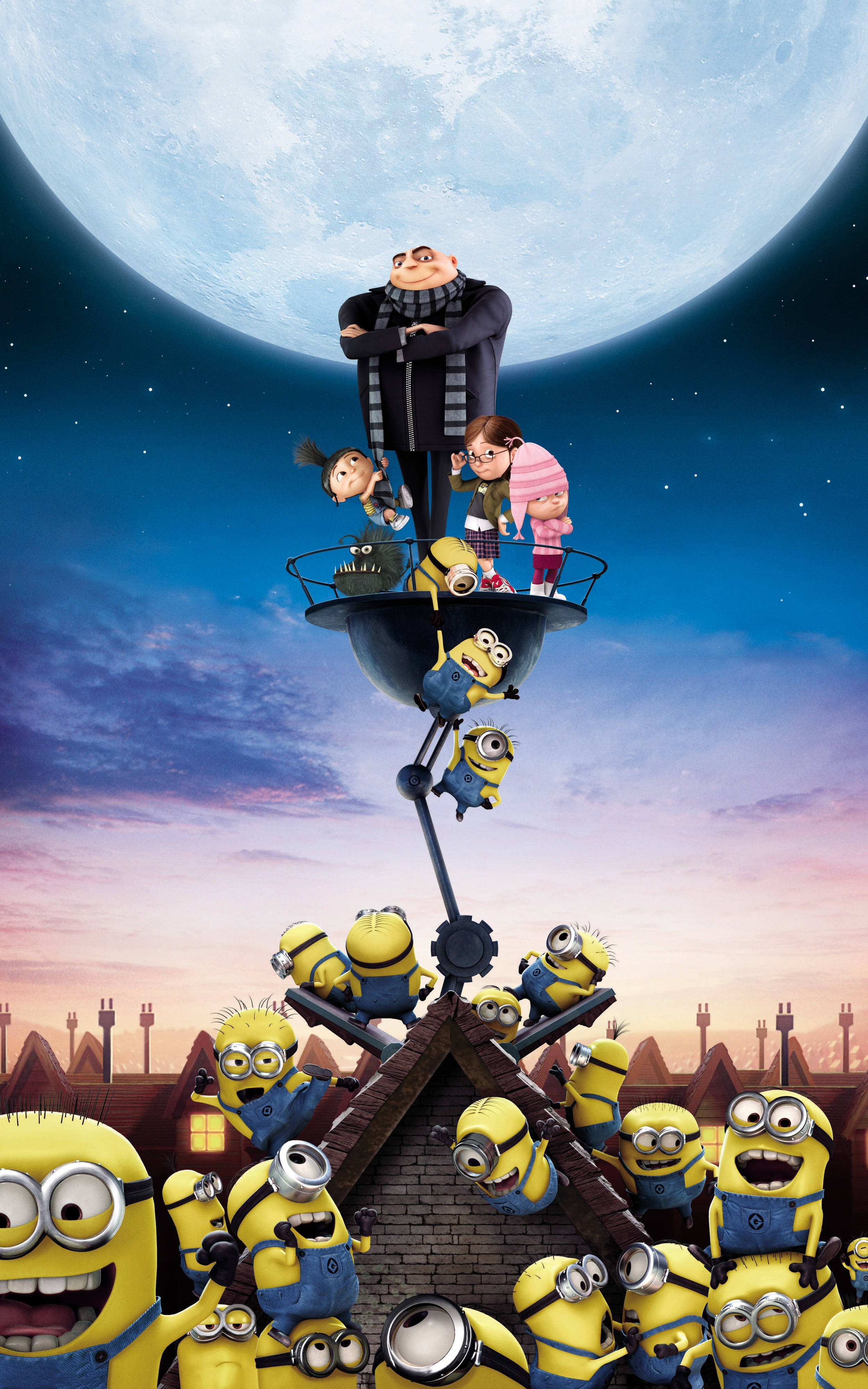 Gru, Niñas y Minions Fondos de pantalla