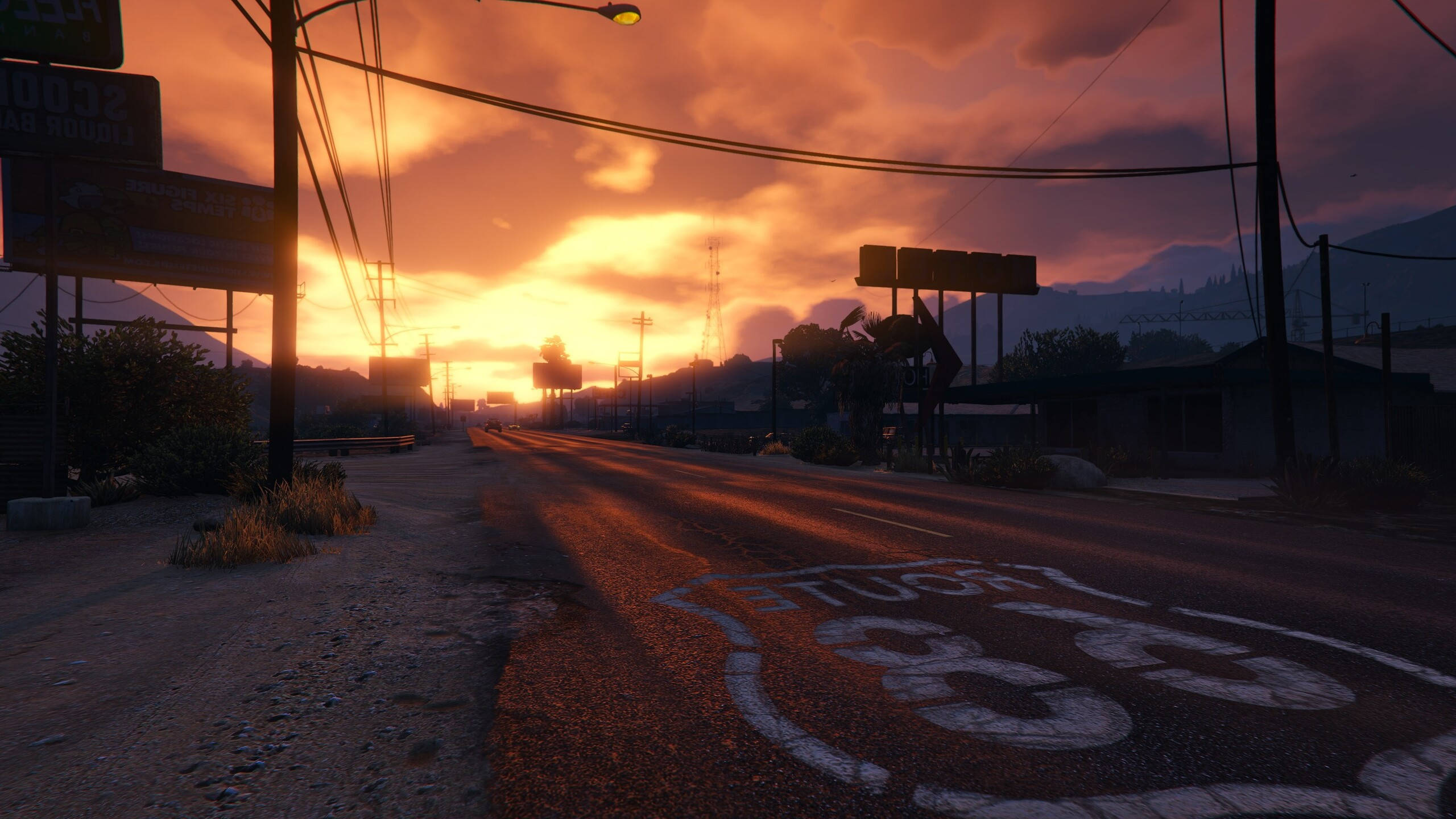 GTA 5 2560x1440 Ruta 68 Fondos de pantalla