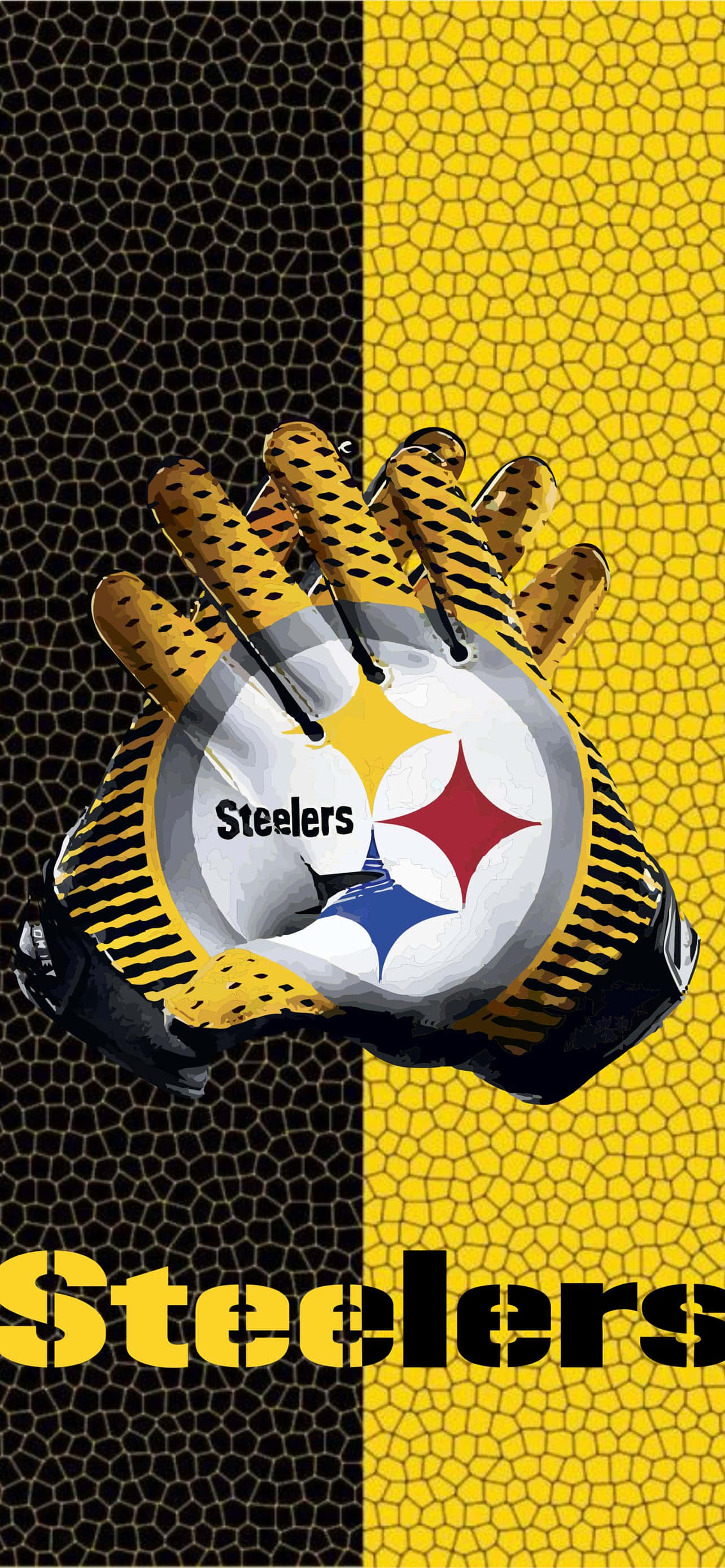 Guantes con Logo de los Pittsburgh Steelers Fondos de pantalla